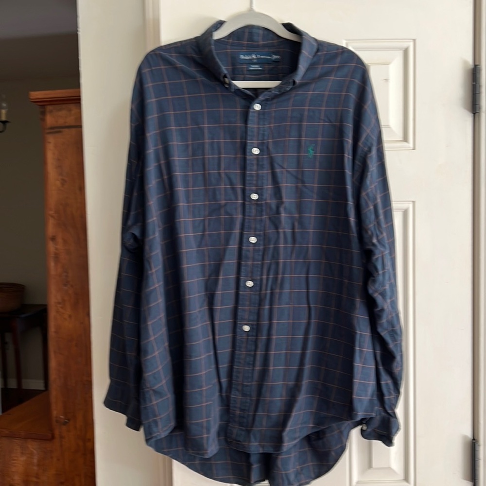 Ralph Lauren Lake, cotton XXL button down shirt